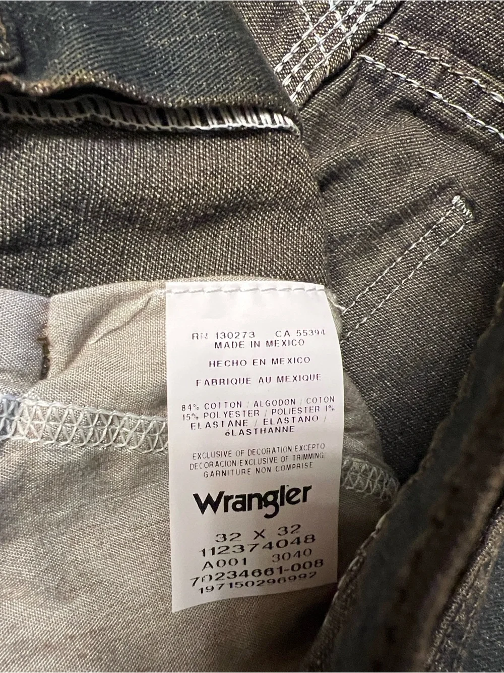 Two 32x32 Bundle Wrangler Jeans